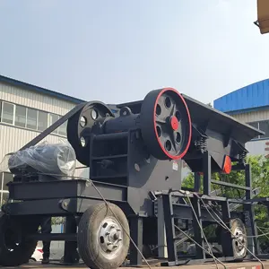 Pe 400*600 Mô Hình Chất Lượng Cao Mini Xách Tay Diesel Rock Máy Nghiền Hàm Công Suất 40 Tấn/Giờ Máy Khai Thác Mỏ