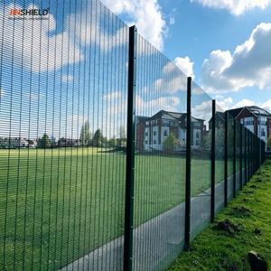 Système de portail de sécurité en treillis métallique durable de qualité supérieure, revêtement en poudre, clôture anti-escalade 358 pour écoles <span class=keywords><strong>et</strong></span> usines - Product Image 1