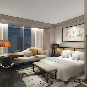 ชุดห้องนอนโรงแรม5ดาวดีไซน์ร่วมสมัยหรูหราทันสมัยเฟอร์นิเจอร์ไม้สำหรับใช้ในอพาร์ทเม้นท์ - Product Image 1