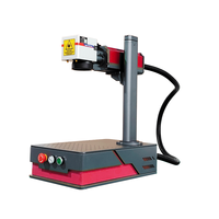 Machine de marquage et de gravure laser à fibre portable mini de bureau OEM ODM, prix d'usine, personnalisée 20W 30W 50W 60W, JPT M7 MOPA