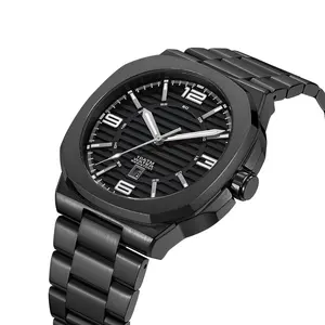 新着Relojes ParaHombresベストセラーブランド腕時計メンズ手首カスタムロゴデザイナー低MOQ人気メンズウォッチラグジュアリー