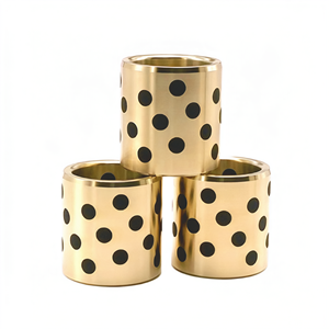 Cojinete de grafito JDB con buje de bronce y lubricante sólido para deslizamiento a baja velocidad y carga pesada - Product Image 1