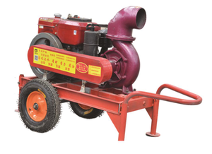Pompes à eau diesel agricoles de 12 CV, 4 pouces, à double turbine, avec <span class=keywords><strong>pompe</strong></span> manuelle d'<span class=keywords><strong>aspiration</strong></span> de 10 m - Product Image 5