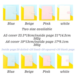 A5 notebook business di alta qualità in pelle pu a fogli mobili 6 raccoglitore ad anelli <span class=keywords><strong>copertina</strong></span> <span class=keywords><strong>rigida</strong></span> con diario della cintura pagine interne ricaricabili - Product Image 4