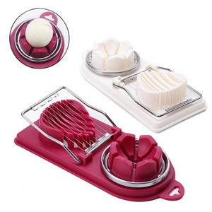 <b>Kitchen</b> <b>Accessories</b> Cooking Tools Stainless Steel Manual Banana Fruits Bread Hard Boiled Egg Cutter Slicer - Product Image 1