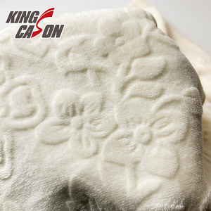 Kingcason Guarented qualità Premium a maglia di lusso Anti-pillola OEKO-TEX certificata intaglio tessuto in pile di flanella per indumenti - Product Image 1