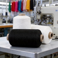 Hilo Elástico para Máquina de Coser, Hilo Elástico para Dobladillos de 0.3mm, 0.5mm, Cinta Elástica, Cordón Fino de Cuero Redondo para Coser Ropa