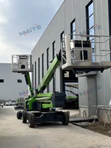 18-56 m Aerial Work boom lift telescoping electric lift ember truk artikulasi pria lift boom pengangkat Platform hidrolik - Product Image 6