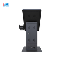 Terminal de point de vente tactile portrait 21,5 pouces avec imprimante et scanner de produits pour café, idéal pour les commandes en libre-service sur comptoir