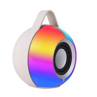 Subwoofer audio RGB BT, petit haut-parleur, haut-parleur intelligent, petit canon en acier, haut niveau d'apparence