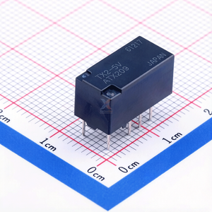 Genuine <strong>TX2</strong>-<strong>5V</strong> Signal Relay | <strong>5V</strong> Coil, DPDT 2A 220VDC, DIP,15x7.4mm ,in Stock - Product Image 1