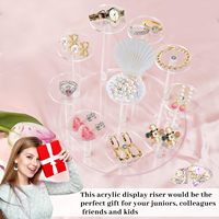Nuevo Soporte Transparente de Acrílico de 10 Niveles para Cupcakes, Exhibidor de Postres para Fiestas de Cumpleaños y Bodas, Soporte Elevador para Repostería
