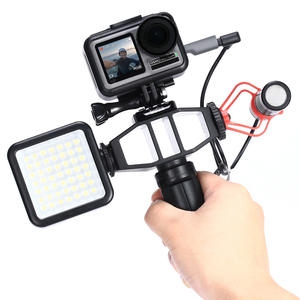 Soporte VIJIM OSMO ACTION para Vlog, para Cámara <span class=keywords><strong>GoPro</strong></span>, Micrófono, Luz de Relleno, Accesorios - Product Image 1