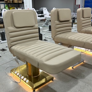 Luxury <b>Electric</b> Esthetician Salon Beauty Eyelash Extensions Facial Spa Bed Spa Lash <b>Table</b> with Light Facial Beauty Bed - Product Image 6