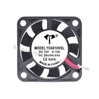 4010 DC 12V/24V North South Bridge Switch Notebook 4CM Ventilador de refrigeración en miniatura silencioso
