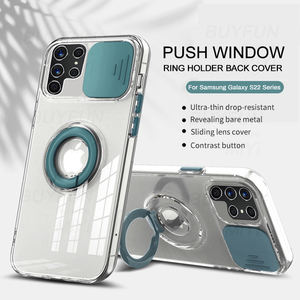 Funda trasera de silicona suave transparente para <span class=keywords><strong>Samsung</strong></span> Galaxy S22 S23 Ultra <span class=keywords><strong>S</strong></span> 23 Plus S23Ultra 5G, funda protectora para cámara - Product Image 3