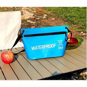 Sac de rangement cosmétique en PVC pour l'extérieur avec fermeture éclair, motif lettres, étanche, portable, design vertical pour les voyages - Product Image 2