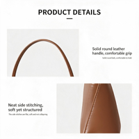 Sac à main pour femme haut de gamme en cuir véritable, style épaule/bandoulière, avec fermeture éclair, fabrication OEM/ODM sur mesure