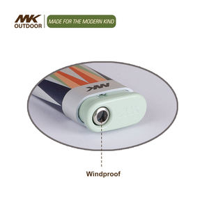 Briquet électronique moderne en plastique MK, au butane et au <span class=keywords><strong>kérosène</strong></span>, coupe-vent, modèle 218B - Product Image 3