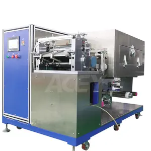 Best Selling Automatic 18650 Lithium Battery Vacuum Film Coating Machine For Cylindrical Cell Making