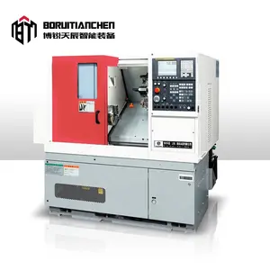BR-150L Slant Bed Torno CNC Milling Machine Pequeno Torno Cama Ininclinada Sem Tailstock