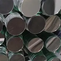 Chine artisanat rond petit mini miroirs en aluminium ultra minces pièces de différentes tailles pour robe