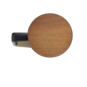 Popolare tazza in ceramica 2 toni Concord 15oz con coperchio in legno - Product Image 5