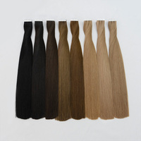 Extensions de cheveux humains Remy russes de qualité supérieure, prix d'usine en gros, extensions à ruban adhésif sans couture