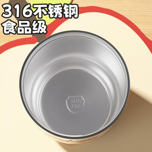 2025 New Modern 316 Stainless Steel Double Drink Vacuum Thermos Cup Convenient Straw Handy Dachshund <b>Dog</b> Coffee Cup High Color - Product Image 4