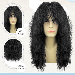 Peluca <span class=keywords><strong>de</strong></span> Pelo Sintético Estilo Mullet para Cosplay <span class=keywords><strong>de</strong></span> Estrella <span class=keywords><strong>de</strong></span> Rock <span class=keywords><strong>de</strong></span> <span class=keywords><strong>los</strong></span> 70s y 80s, Peluca <span class=keywords><strong>de</strong></span> Fibra <span class=keywords><strong>de</strong></span> Alta Temperatura para Hombres, Moda para Fiestas Locas <span class=keywords><strong>de</strong></span> Rock - Product Image 3