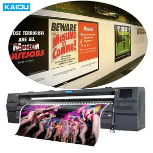 Kaiou Impressora automática solvente para publicidade, impressora jato de tinta flexível 512i 1024i Gen5, plotter de mídia para banner