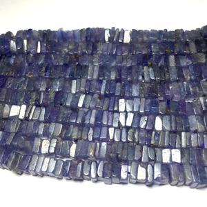 Tanzanite heishi rondelle ลูกปัดพลอยขัดเงาสำหรับทำเครื่องประดับขายส่งสร้อยคอราคาต่อกะรัตธรรมชาติ - Product Image 2