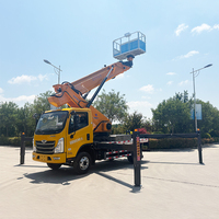 Camion de travail en hauteur à nacelle télescopique 4x2 de 35 m, très demandé