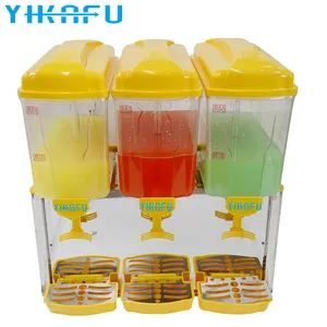 china 3 glass Tanks cold drink juice dispenser with good price