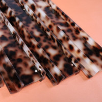 Supports de Mahjong en Acrylique Effet Écaille de Tortue de 20 Pouces, Porte-Plaques pour Jeu de Mahjong Américain sur Table, Vente en Gros