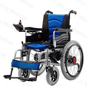 Rollstuhl mit Höhen verstell barkeit und drehbarer Armlehne Kosten günstiges elektronisches Rollstuhl klapp gerät für Behinderte