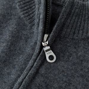 Maglione in Cashmere da Uomo, Casual con Mezza Cerniera, Abbigliamento Invernale, Servizio OEM Diretto dalla Fabbrica - Product Image 4