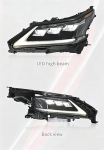 Convertisseur de phares LED modifiés avec lentille de projecteur et DRL séquentiel intégré pour Lexus LX570 2016-2019 - Product Image 6