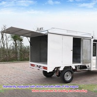 Nouveau tricycle à quatre roues Petite fourgonnette Véhicules électriques Boîte de chargement Camions légers Ev Prix Commerce