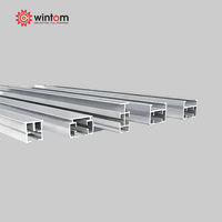 WINTOM Mini rail de rideau motorisé flexible, commande vocale Bluetooth, domotique, écologique, en alliage d'aluminium, pour bureau et balcon