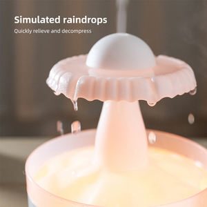 IMYCOO ベストセラー 家庭用レインクラウド加湿器 アロマディフューザー 電気式エッセンシャルオイル レイン ドロップ型フレグランスディフューザー - Product Image 5