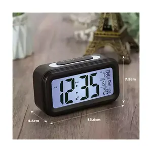 Multifunktions-LED-Digital wecker Smart Silent Back light Elektronische Uhr, Kalender und Temperatur anzeige Snooze-Funktion