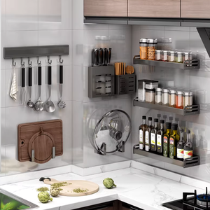 Neues MORE DESIGN Multifunktionales Edelstahl-Doppelschicht-Geschirrgestell Funktionaler Korb Küchenregal - Product Image 6