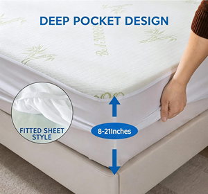Protecteur de matelas en bambou AOSEN Premium, ultra doux, respirant, silencieux, pour le confort et la protection, fabricant - Product Image 4