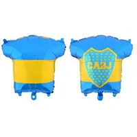 Ballons de fête en aluminium en forme de trophée de football 2026 pour décorations de bars et centres commerciaux style maillot
