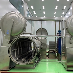 Industriale cibo <span class=keywords><strong>Autoclave</strong></span> a vapore storta macchina per vasetti nido di uccello sacchetti essenza di pollo collagene in scatola bevande nutrizionali - Product Image 5