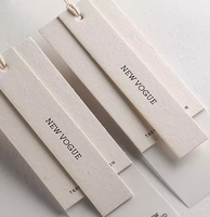 Impression de nom de marque de luxe personnalisée en gros papier texturé durable pour chaussures et vêtements