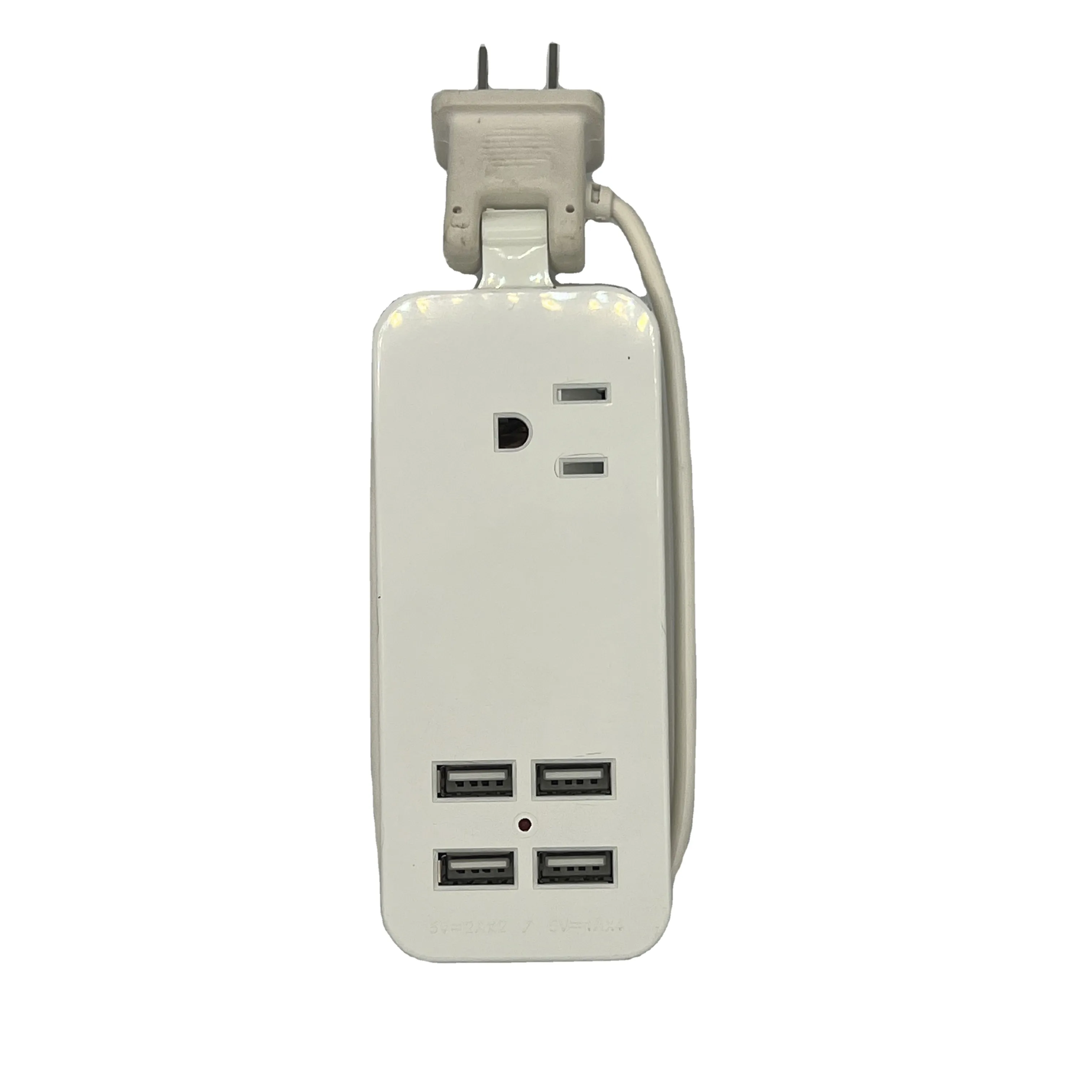 OEMメーカーの電気用品電源タップ2ポートソケット (4 USB付き)-電源ソケット拡張 (1.5M拡張付き) USA