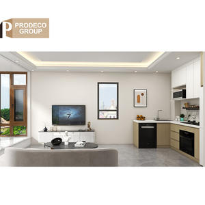 Cuisine modulaire <span class=keywords><strong>en</strong></span> bois massif Prodeco, design personnalisé, comptoir <span class=keywords><strong>en</strong></span> résine stratifiée moderne de luxe, service <span class=keywords><strong>en</strong></span> <span class=keywords><strong>ligne</strong></span> - Product Image 2