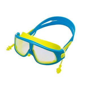 Dongguan Factory, venta al por mayor, gafas de natación para niños, Marco grande, silicona antivaho con tapón para los oídos para niños - Product Image 2